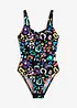 Maillot 1 pièce sculptant, maintien léger, bonprix