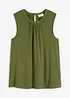 Blouse sans manches en jersey, bonprix