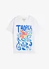 T-shirt en coton et soie, bonprix