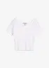 Figurbetontes T-Shirt aus reiner Bio-Baumwolle, bonprix