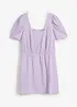 Robe en jersey crêpe texturé, bonprix