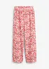 Pantalon jogger en crêpe texturé, bonprix