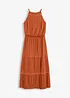 Robe longue avec empiècements au crochet, bonprix
