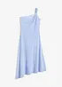 Robe en jersey coton à base asymétrique et détail nœud sur l’épaule, bonprix