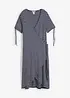 Robe portefeuille en mélange viscose-élasthanne fluide, bonprix