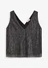 Cropped Top mit tiefem Ausschnitt, bonprix