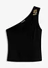 One-Shoulder-Top mit Schmuck-Detail, bonprix