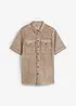 Chemise manches courtes aspect délavé, bonprix