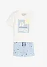 T-shirt et short en coton (ens. 2 pces), bonprix