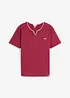 T-shirt col tunisien, 100% coton, bonprix