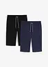 Lot de 2 bermudas en jersey 100% coton, bonprix