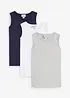 Lot de 3 débardeurs coton, bonprix