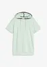 T-shirt de sport oversize avec capuche, séchage rapide, bonprix