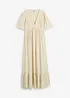 Maxi-Stufenkleid aus fließender Viskose, bonprix