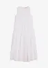 Maxikleid mit Raffungen aus Baumwolle, bonprix