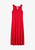 Robe longue 100% coton à bretelles, bonprix