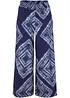 Pantalon avec taille smockée, bonprix