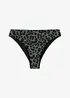Bas de bikini échancré et réversible à séchage rapide, bonprix