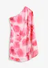 One-Shoulder-Kleid aus feinem Chiffon, bonprix