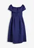 Carmen-Kleid aus glänzendem Jacquard, bonprix