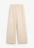 Pantalon large en maille piquée, bonprix