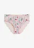 Lot de 2 slips Maxi à imprimé brillant, bonprix