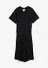Robe en jersey crêpe texturé, bonprix