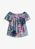 Carmenbluse aus leichtem Viskose Mix, bonprix
