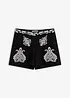 Short brodé en viscose mélangée, bonprix
