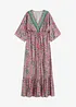 bedrucktes Maxikleid aus fließender Viskose, bonprix