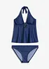 Tankini (ens. 2 pces) aspect jean, bonprix