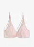 Lot de 2 soutiens-gorge avec armatures et coton doux, bonprix
