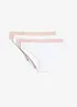 Lot de 4 slips avec dentelle, bonprix