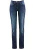 Jean droit taille mi-haute, extensible, bonprix