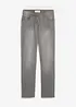 Jean droit taille mi-haute, extensible, bonprix