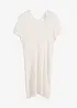 Strandkleid in Häkeloptik aus fließender Viskose, bonprix