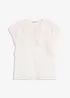 Blouse en crêpe à volants, bonprix