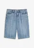 Bermuda en jean taille mi-haute, peu extensible, bonprix