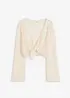 Gilet de plage transparent, aspect crochet, bonprix