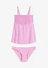 Tankini bandeau smocké (ens. 2 pces), bonprix