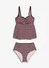 Tankini (ens. 2 pces) avec décolleté froncé, bonprix