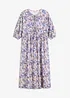 Robe en jersey avec lien à nouer à l’encolure, bonprix