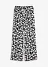 Palazzo-Hose aus strukturiertem Material, bonprix