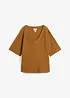 Strukturshirt aus reiner Baumwolle, bonprix