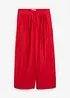 Pantalon palazzo en crépon de viscose mélangée, bonprix