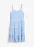 Robe fluide en viscose à fines bretelles, bonprix