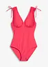 Maillot 1 pièce sculptant à larges bretelles, maintien léger, bonprix