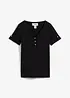 Henleyshirt aus reiner Bio-Baumwolle, bonprix