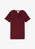 Henleyshirt aus reiner Bio-Baumwolle, bonprix