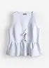 Blouse sans manches rayée, bonprix